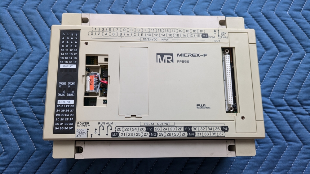 旧型PLCプログラムソフト読出し・・・MICREX-F [FPB56R-A10] | 葵テクニカ